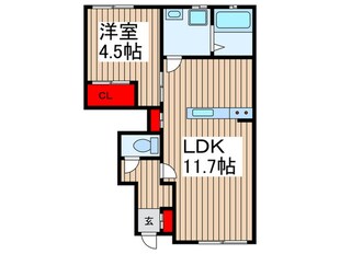 リ－ブルファイン吉川中央の物件間取画像